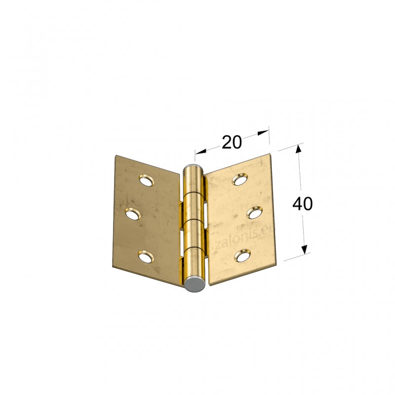 STEEL FLAT HINGE 40x40 ITALY